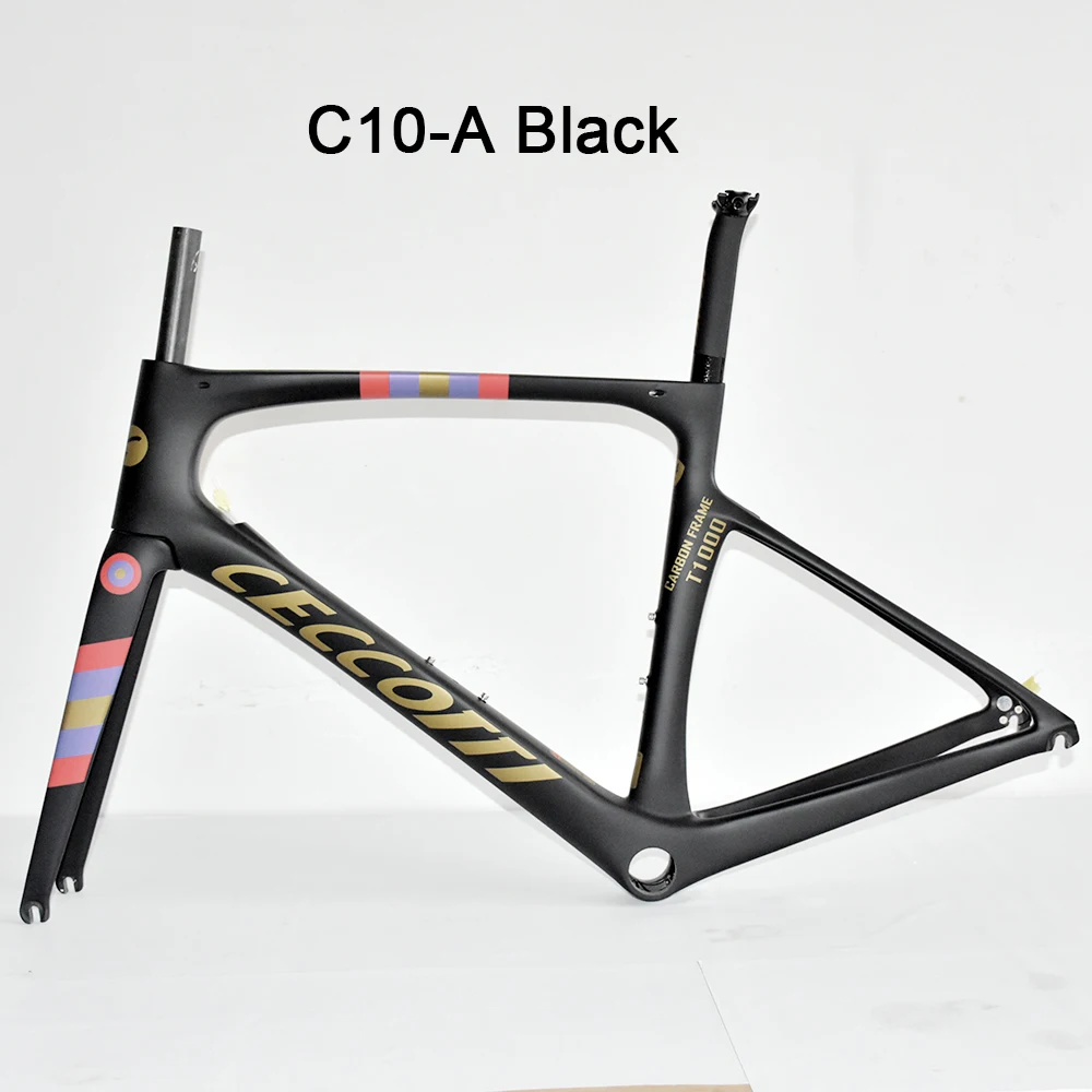 Рамка для дорожного велосипеда CECCOTTI BSA68mm карбоновая рама T1000 из углеродного