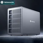 Корпус внешнего жесткого диска Yottamaster FS5RU3, 5 отсеков, 2,5 дюйма, 3,5 дюйма, USB3.0, поддержка 80 ТБ, с функцией RAID для жестких дисков расширения NAS