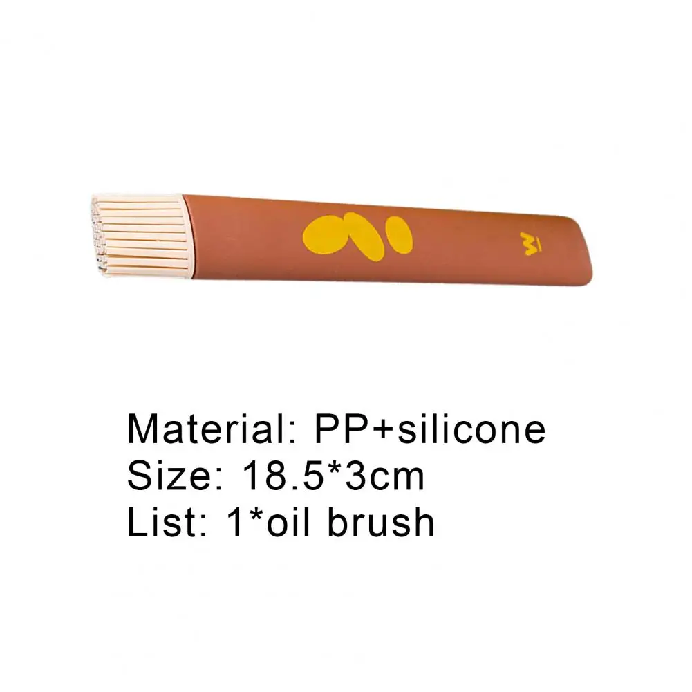 

Oil Brush Multi-functional Food Grade Barbecue & Baking Kitchen Barbecue Removable Silicone Oil Brush Kitchen Oiling Brush
