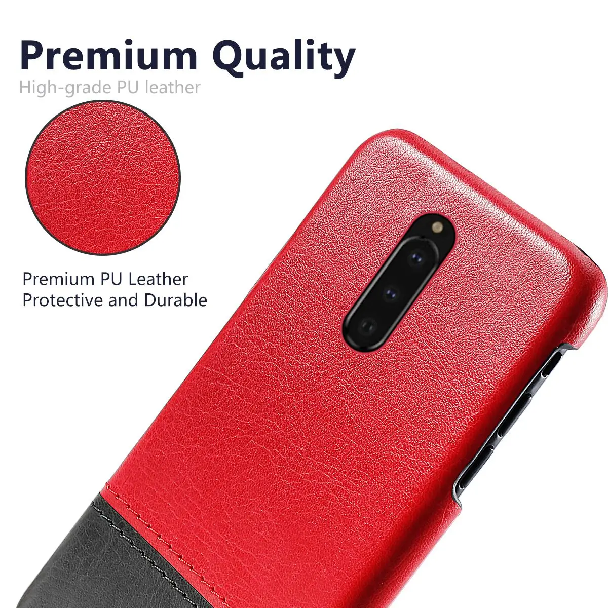 Тонкий чехол на заднюю панель для телефона контрастный цвет кожаный жесткий ПК с