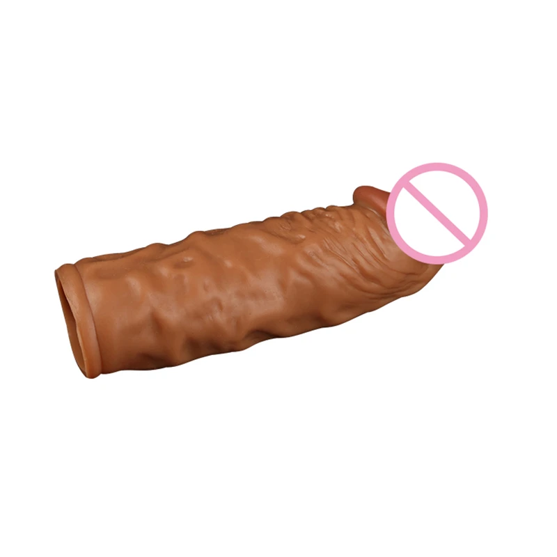 Мужской многоразовый реалистичный пенис экстендер рукав презервативы член