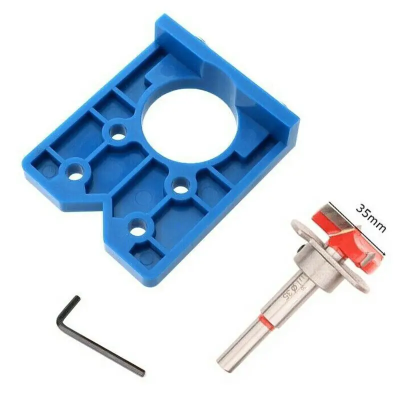 

35mm Wood Hole Saw Drill Locator Jig Drilling Wood Hole Saw Drill Locator