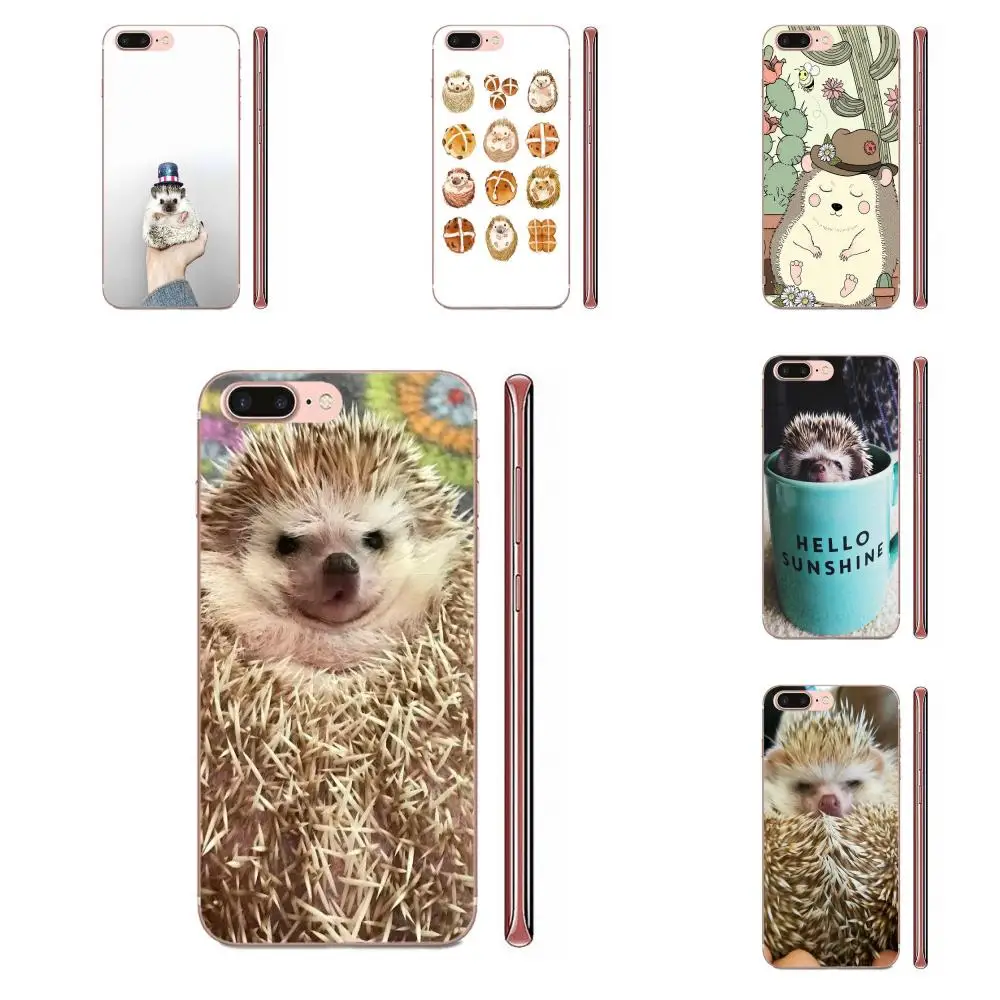 Мягкий чехол для Apple iPhone 4 4S 5 5C 5S SE SE2 6 6S 7 8 11 Plus Pro X XS Max XR Hedgehog милый рисунок с