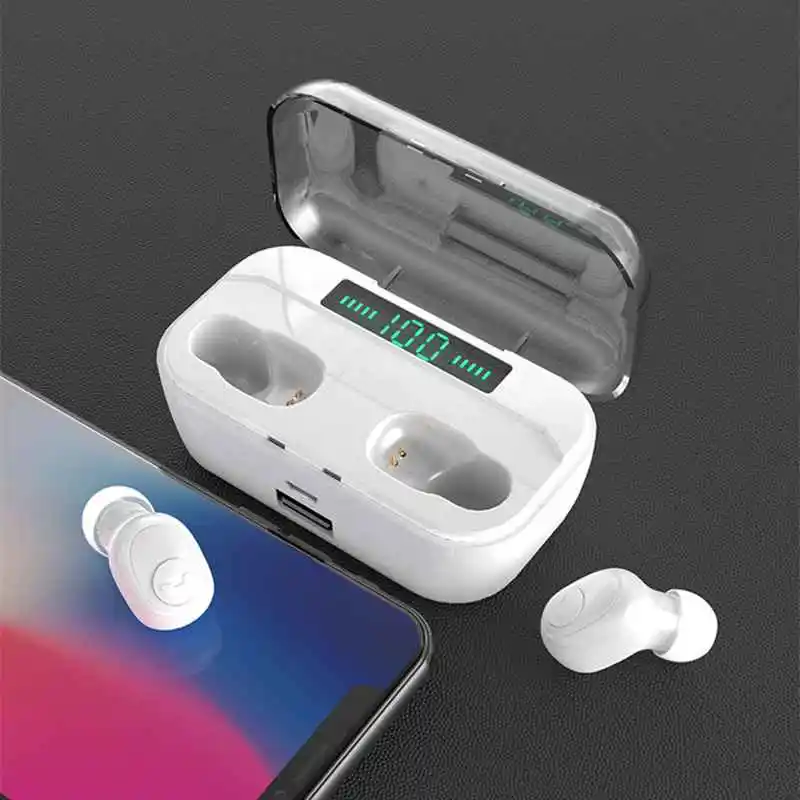 CLAITE G6S TWS Bluetooth наушники стерео Спортивные Беспроводные мини IPX7 водонепроницаемые