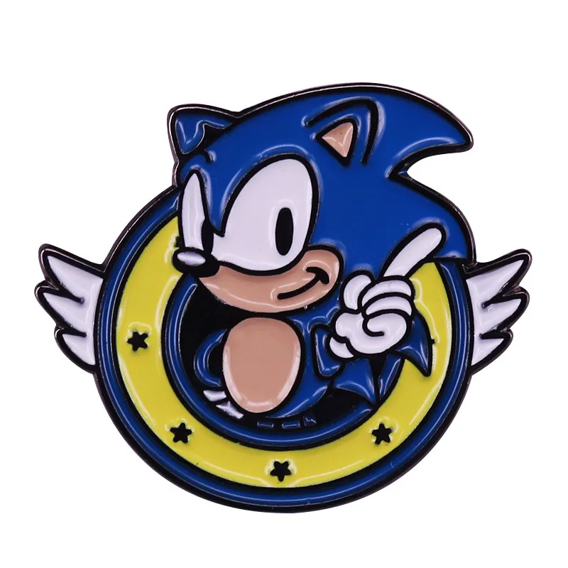 

ZF1814 Classic Game Characters Cartoon Icons Style Metal Enamel Badge Buttons Brooch Anime Lovers Denim Shirt Lapel Pins