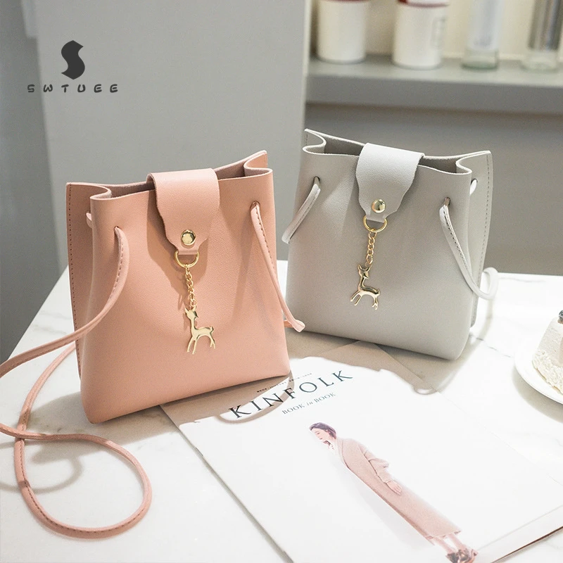 Модная Маленькая женская сумка ведро для сумок женские сумки на плечо из