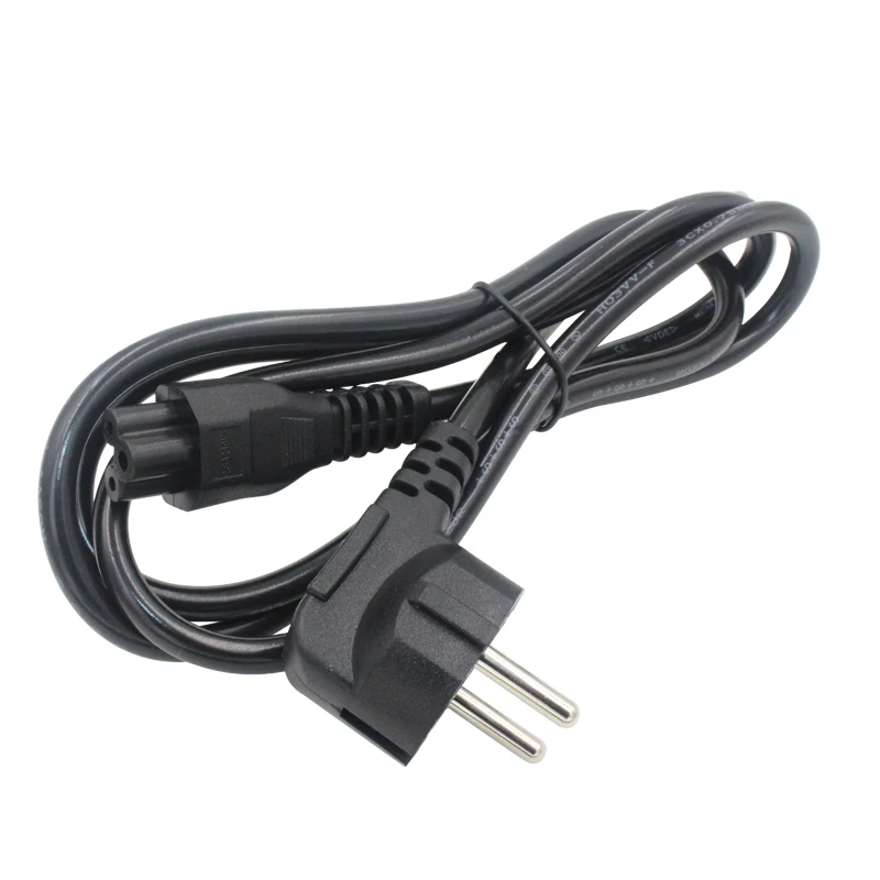 5 футов C5 Cloverleaf свинец к ЕС 2 Pin AC вилка питания короткий кабель свинцовый шнур ПК