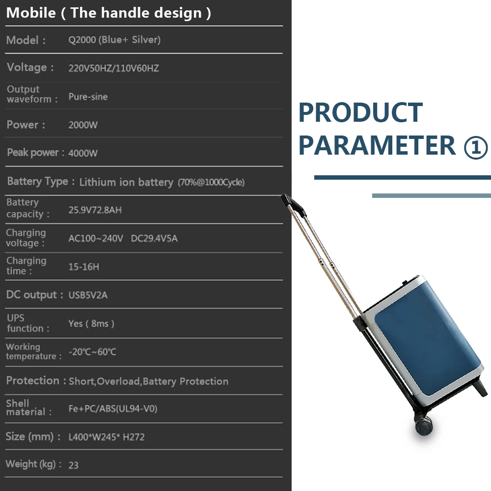 2000 Вт блок питания переменного и постоянного тока 27 кг трансформируемый