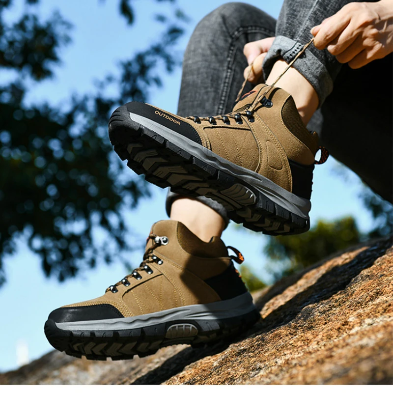 

Winter Military Boots Tactical Desert Training Shoes 2020 Warm Anti-Slip Buffer Shock Stable Slip New Trekking Hiking Shoes