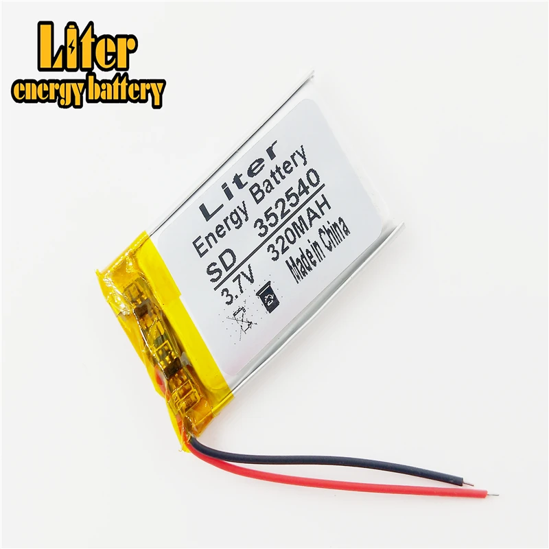 3 7 v литий-ионный планшет полимерный аккумулятор 320MAH хорошее качество OEM 352540 |