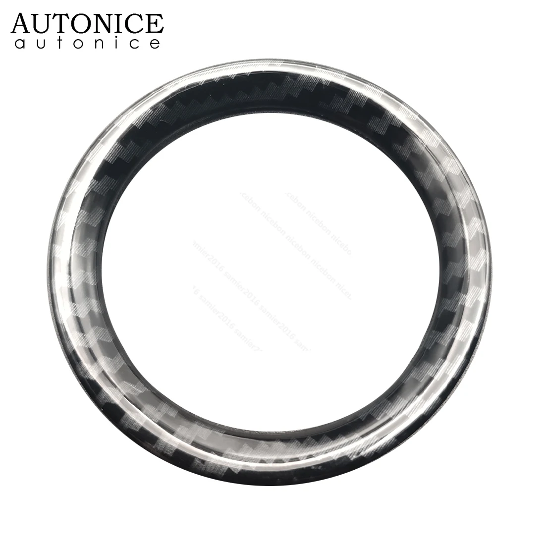 2 шт. углеродное волокно цветной выключатель фар декоративный чехол накладка