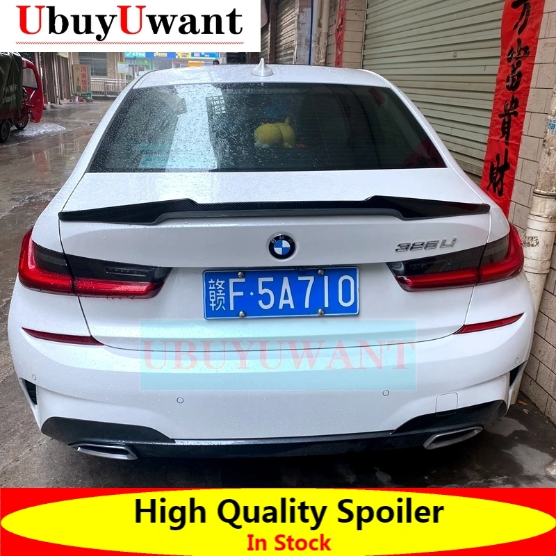 

M4 Style Carbon Fiber Rear Trunk Spoiler For BMW New 3Series 320i 330i 335i 340i 2019-2021 G20 M4 Styling Spoiler Wing