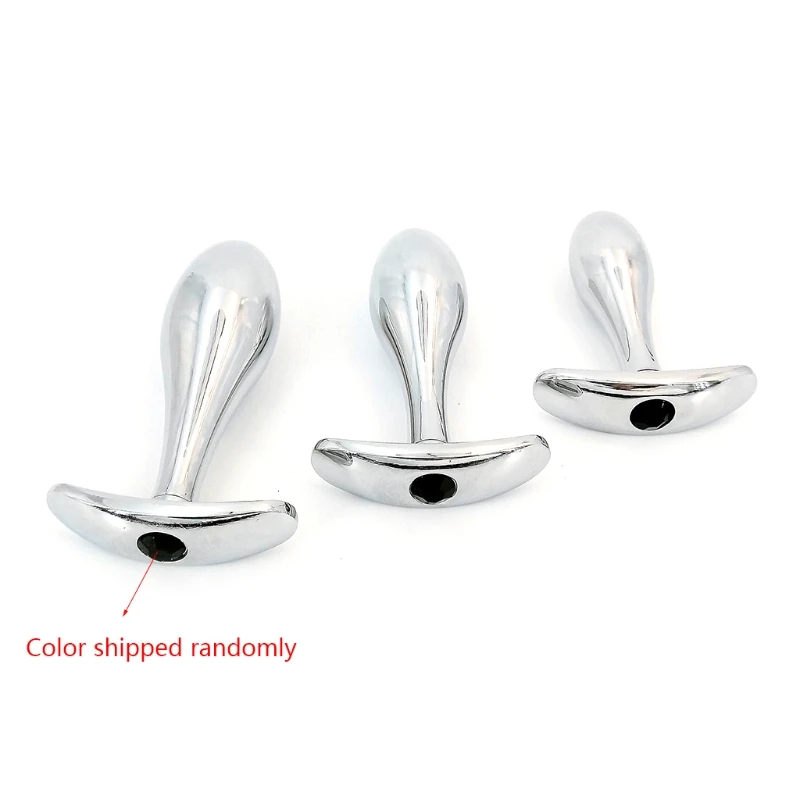 Капля воды изогнутый металлический ручной захват Анальная пробка расширитель