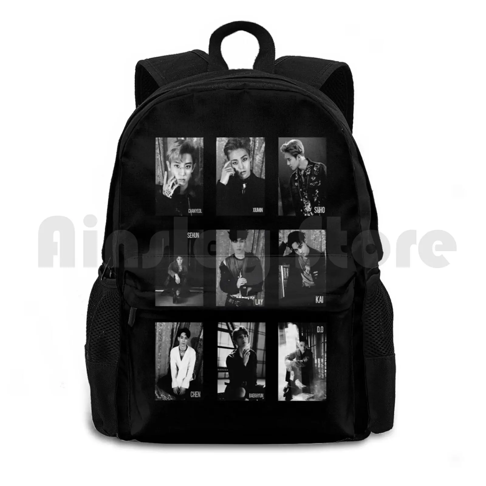 Наружный походный рюкзак Водонепроницаемый туристический Repackage Sehun Suho Do Xiumin Kai