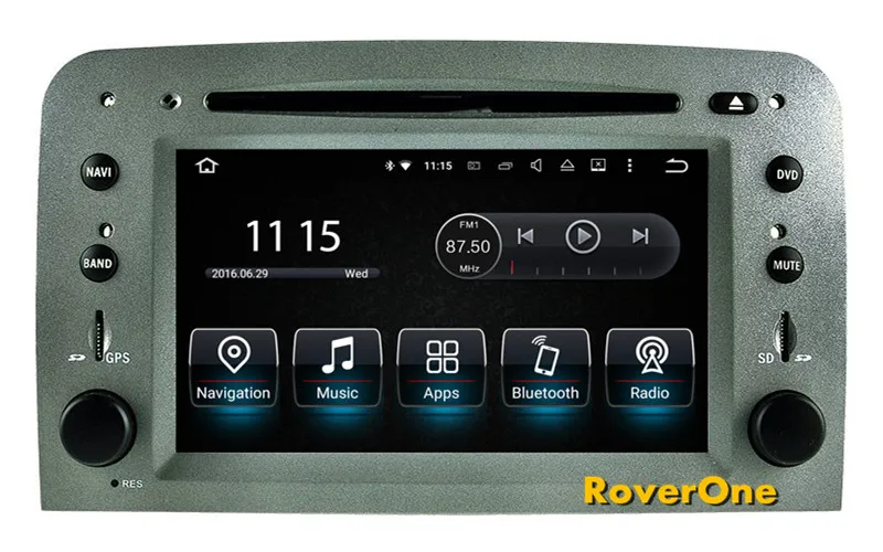 Мультимедиа-плеер для автомобиля Alfa Romeo 147 GT с Android 7.1, авторадио, стерео, DVD, GPS навигацией Sat Navi, Bluetooth, PhoneLink.