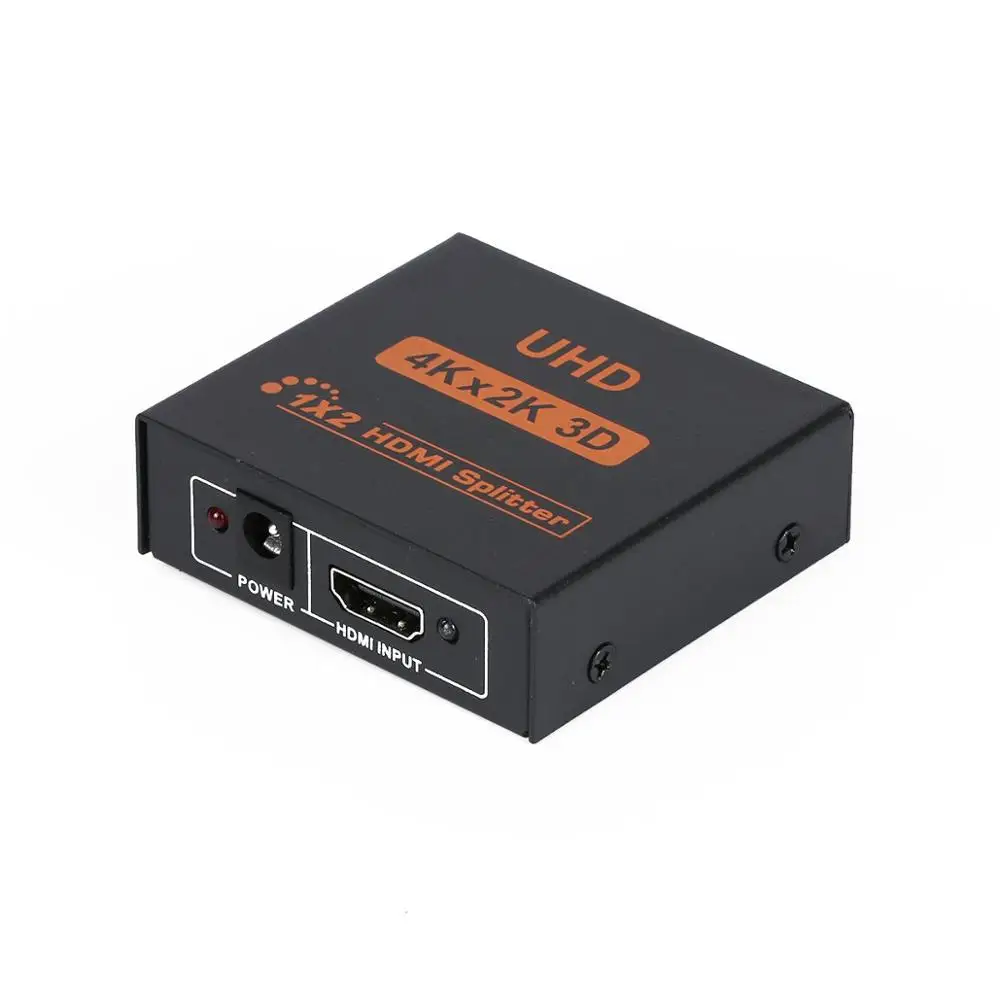 HDMI 1.4b UHD 3D 4K * 2K Full HD 1080p сплиттер 1X2 2 порта концентратор репитер усилитель с 5 В DC