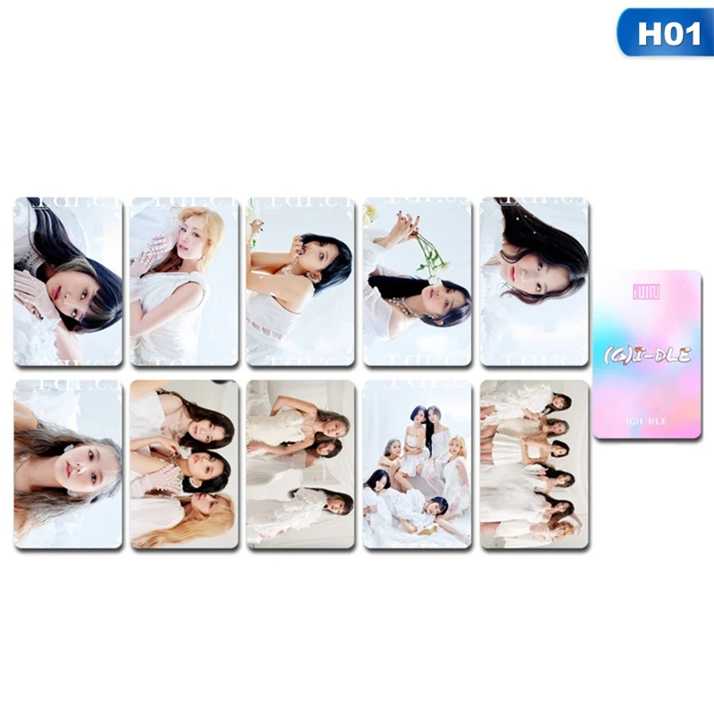 

10Pcs/Set (G)I-DLE New Album LOMO Card Fashion Self Made Paper Photocard Fans Collection Gift