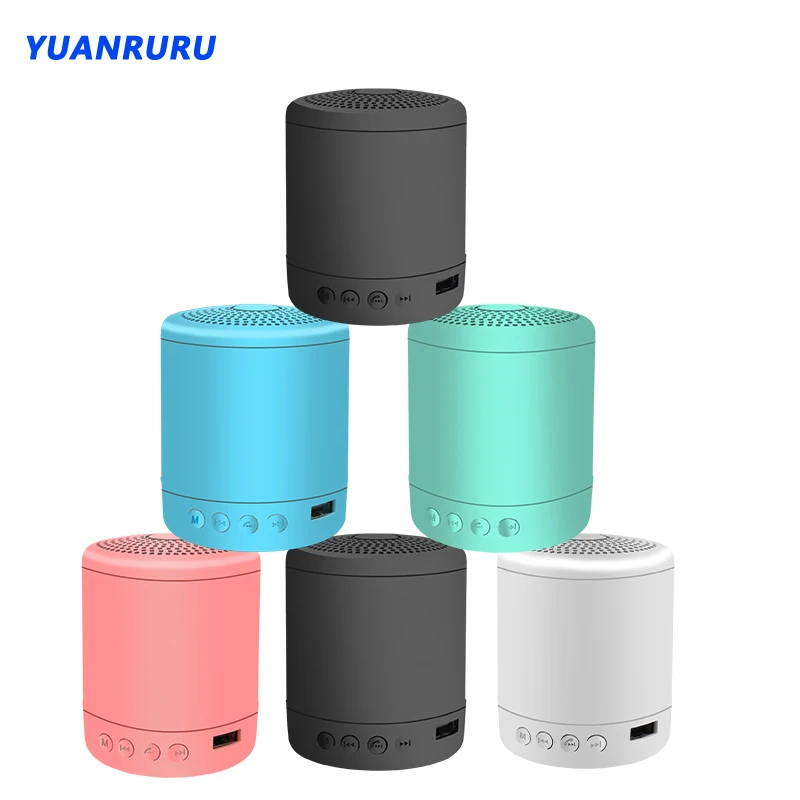 

Mini Bluetooth Speaker Wireless Portable Multi- Color Wireless Subwoofer Small Speaker Macaron Mini Bluetooth Gift