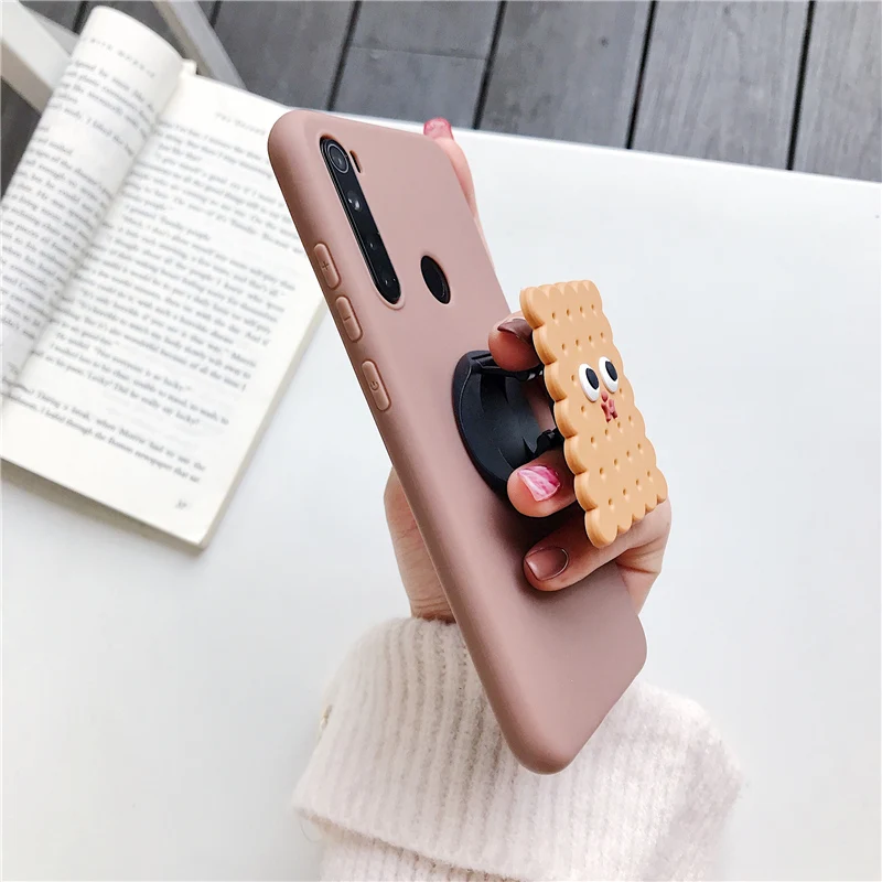 3D silicone cartoon phone holder case for huawei p40 pro p30 p20 lite pro p50 p8 p9 p10 lite plus 2017 2016 cute stand covers