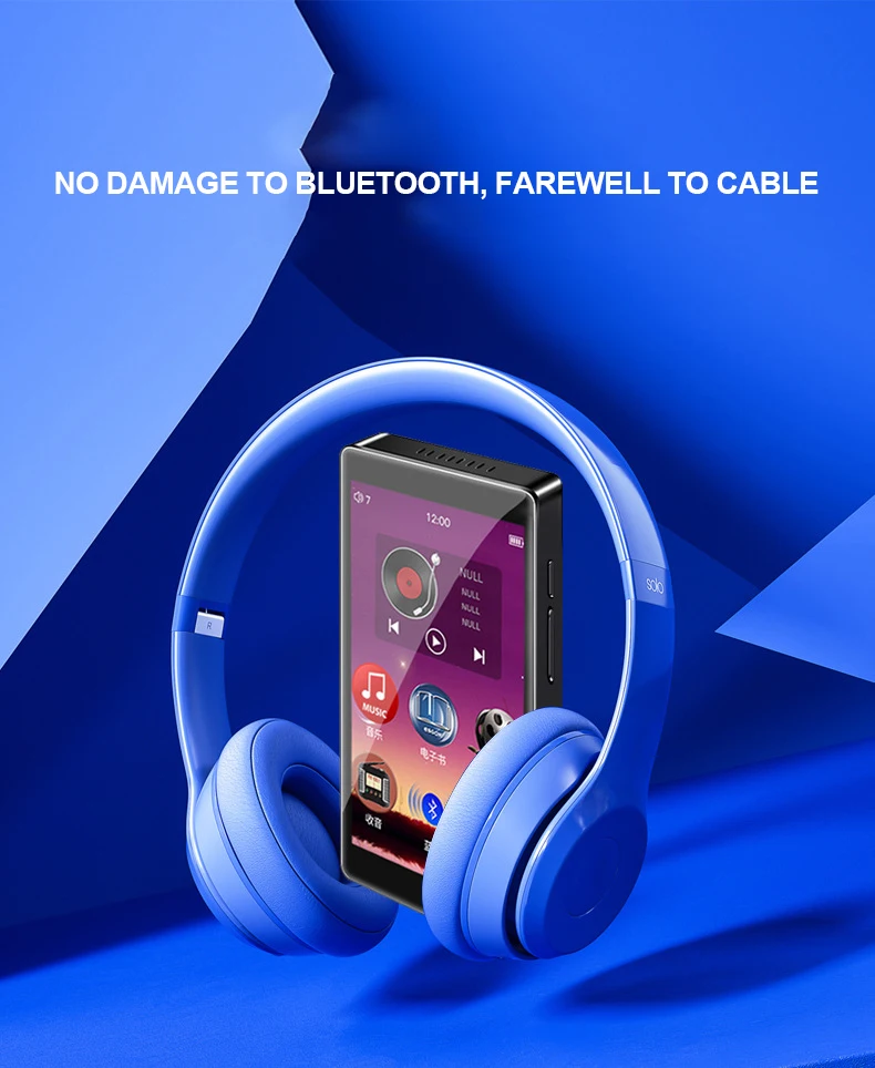 Музыкальный плеер HiFi Bluetooth 5 0 4 дюйма MP4 полный экран FM радио без потерь APE FLAC MP5 OTG