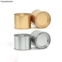 12pcs metal storage box food sealed jars cookie cake packaging box coffee tea cans cream tin jars flower potted pot home decor