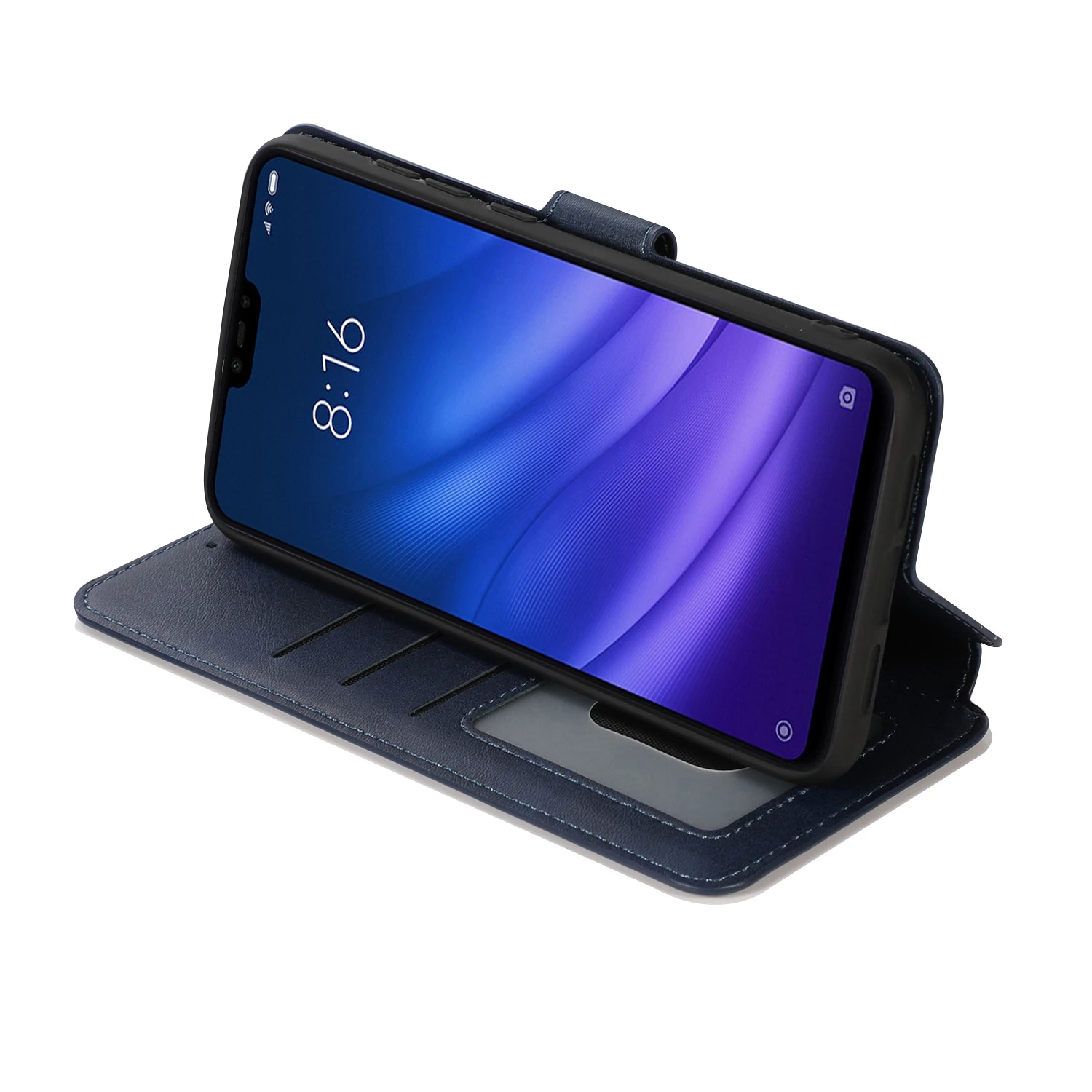 Тонкий чехол-кошелек для Redmi 8A 7 6A Note 8 6 5 Pro, флип-чехол из искусственной кожи, деловой чехол держатель для карт, чехол-подставка для Xiaomi 9 Coque