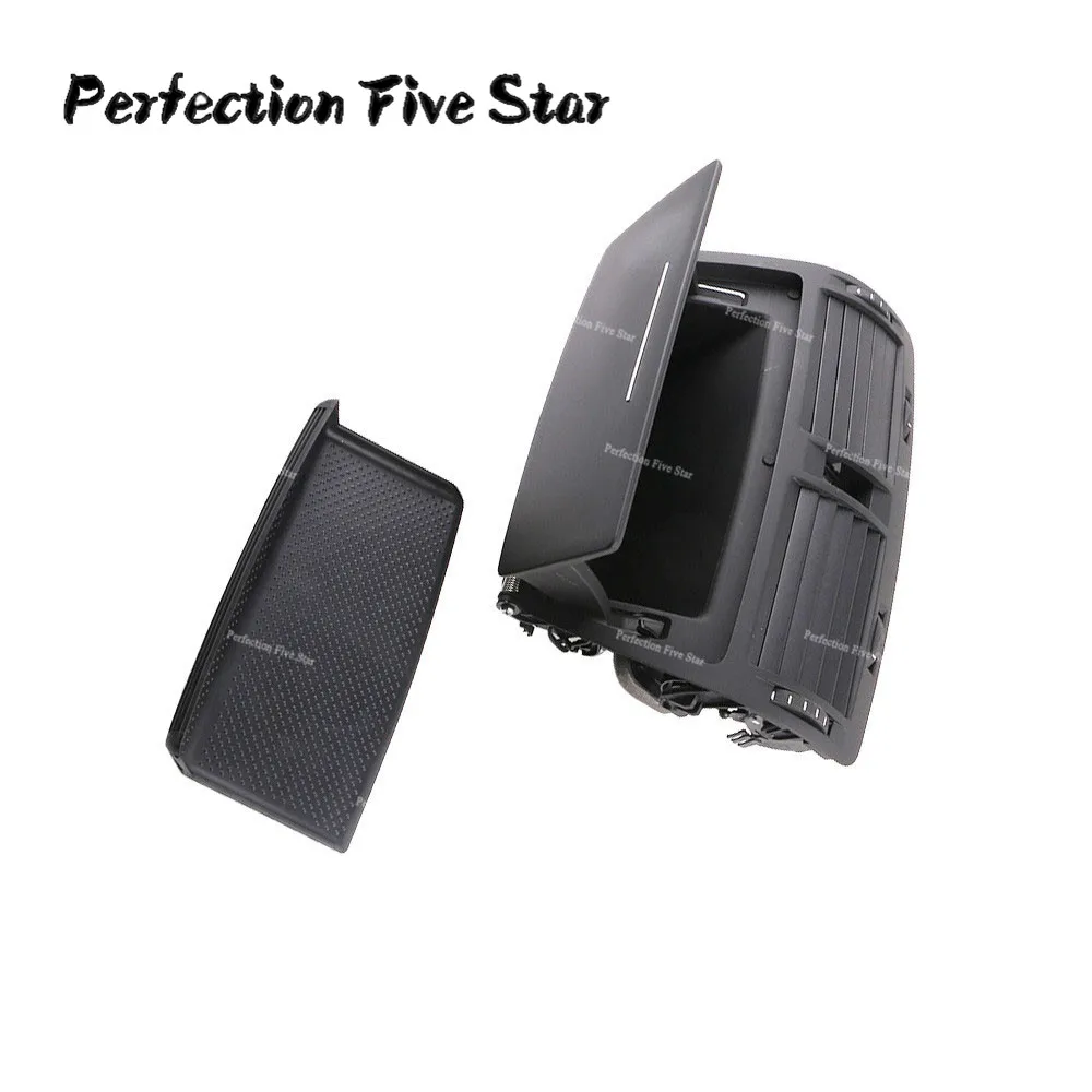 Черный Dash центр вентиляционное отверстие для хранения и мат Skoda OCTAVIA MK2 2004 2013 1ZD820951