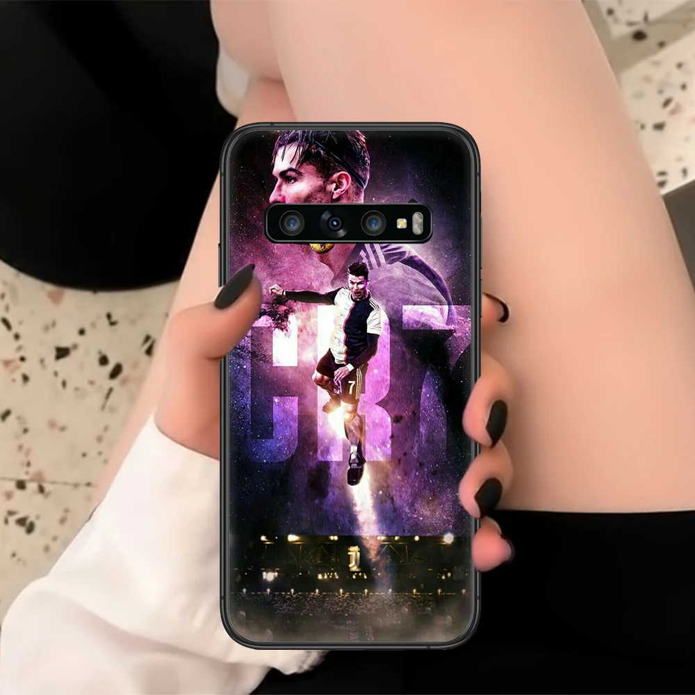 

Ronaldo Soccer Football 7 Phone Case For Samsung Galaxy Note S 8 9 10 20 Plus E Lite Ultra Black black Hoesjes Painting
