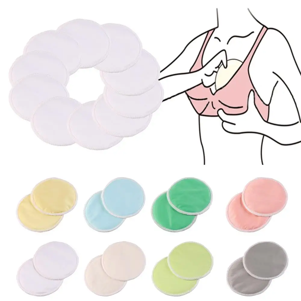10 шт. многоразовые бамбуковые прокладки для груди 12 см | Красота и здоровье