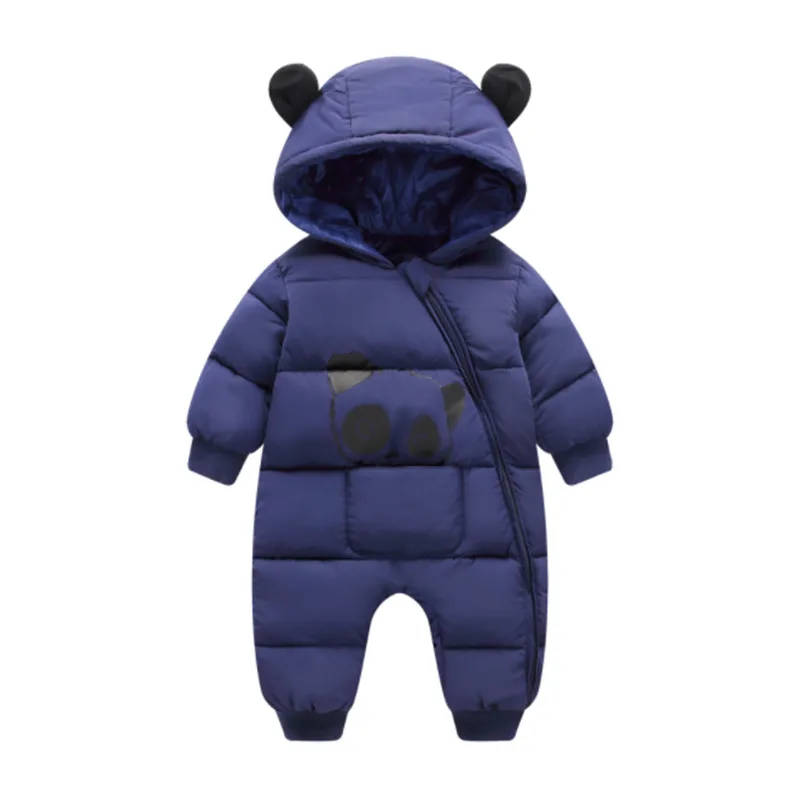 LILIGIRL/Одежда для маленьких мальчиков и девочек зимние комбинезоны с капюшоном