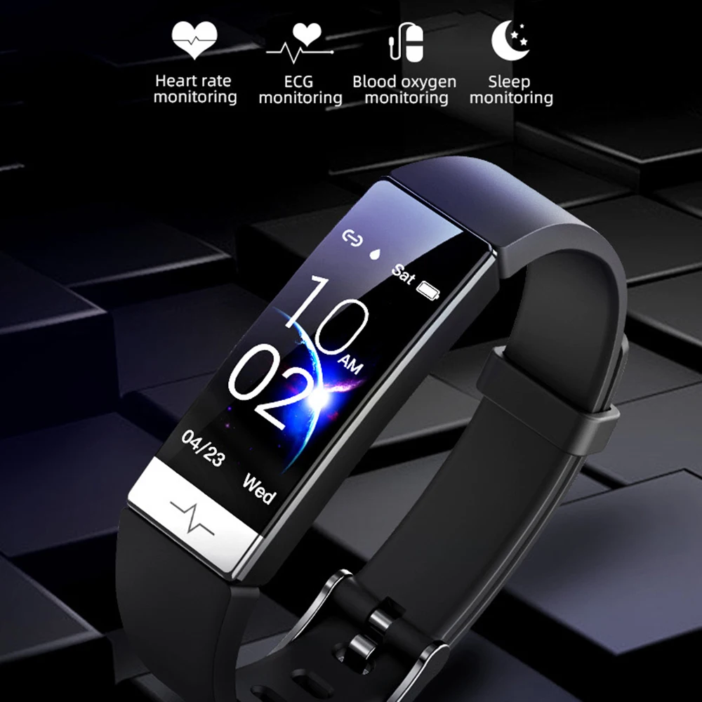 Новинка 2021 Смарт часы Y91 умный Браслет водостойкие IP68 ЭКГ ФПГ HRV пульсометр защита