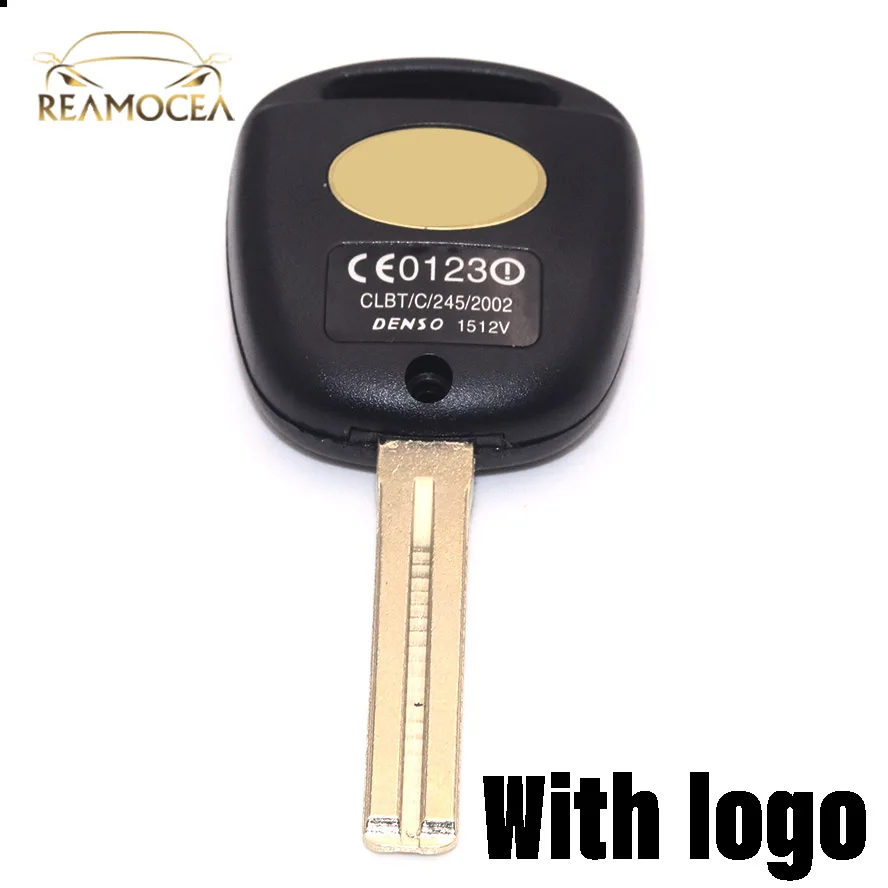 

Reamocea 1x Remote Car Key Shell Fit For Toyota Corolla Land Cruiser YARIS CAMRY RAV4 3 Buttons Fob Key Case Logo Replacement
