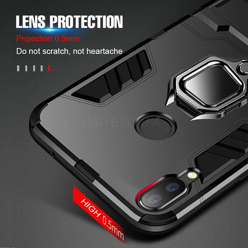 Роскошный бронированный противоударный чехол для Xiaomi Redmi Note 7 5 6 Pro силиконовые