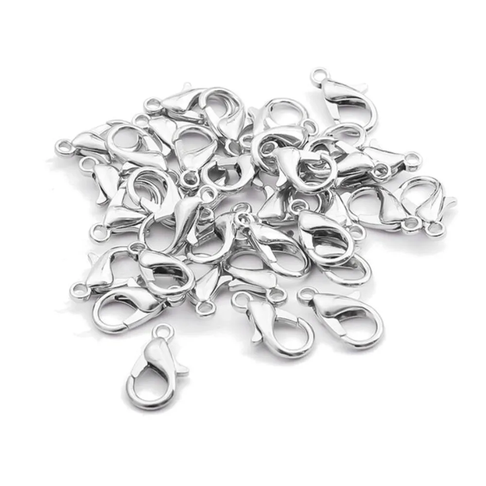 

Медные 7-цветные крючки с застежкой-лобстером для ожерелий и браслетов, цепочек «сделай сам», 50 шт./лот, 12*6 мм