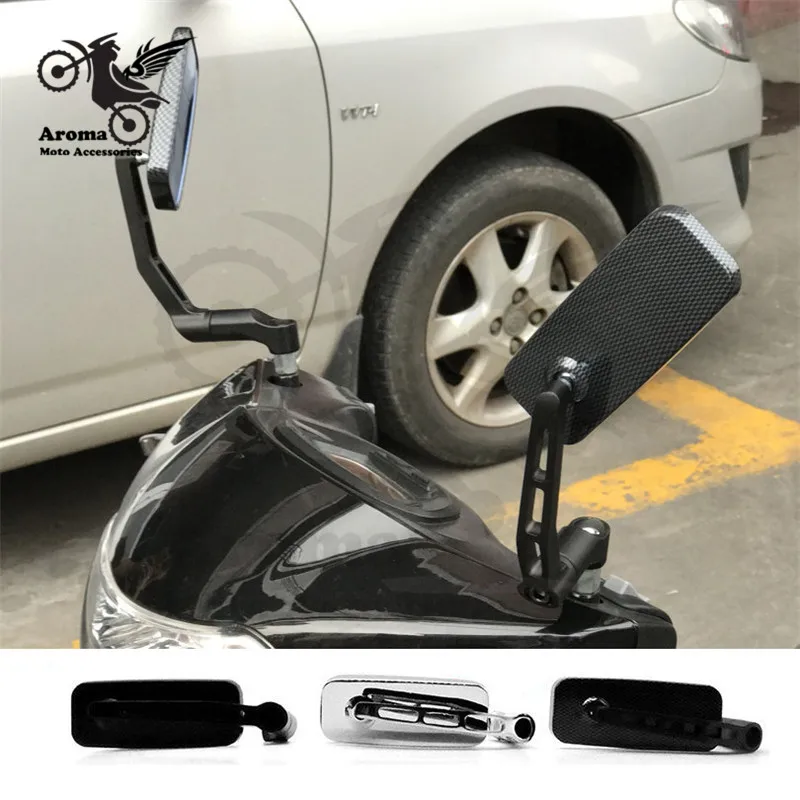 

Прямоугольное боковое зеркало для мотоцикла, аксессуары для мотоциклов, мотовездеходов, внедорожных велосипедов, запчасти для питбайка, мо...