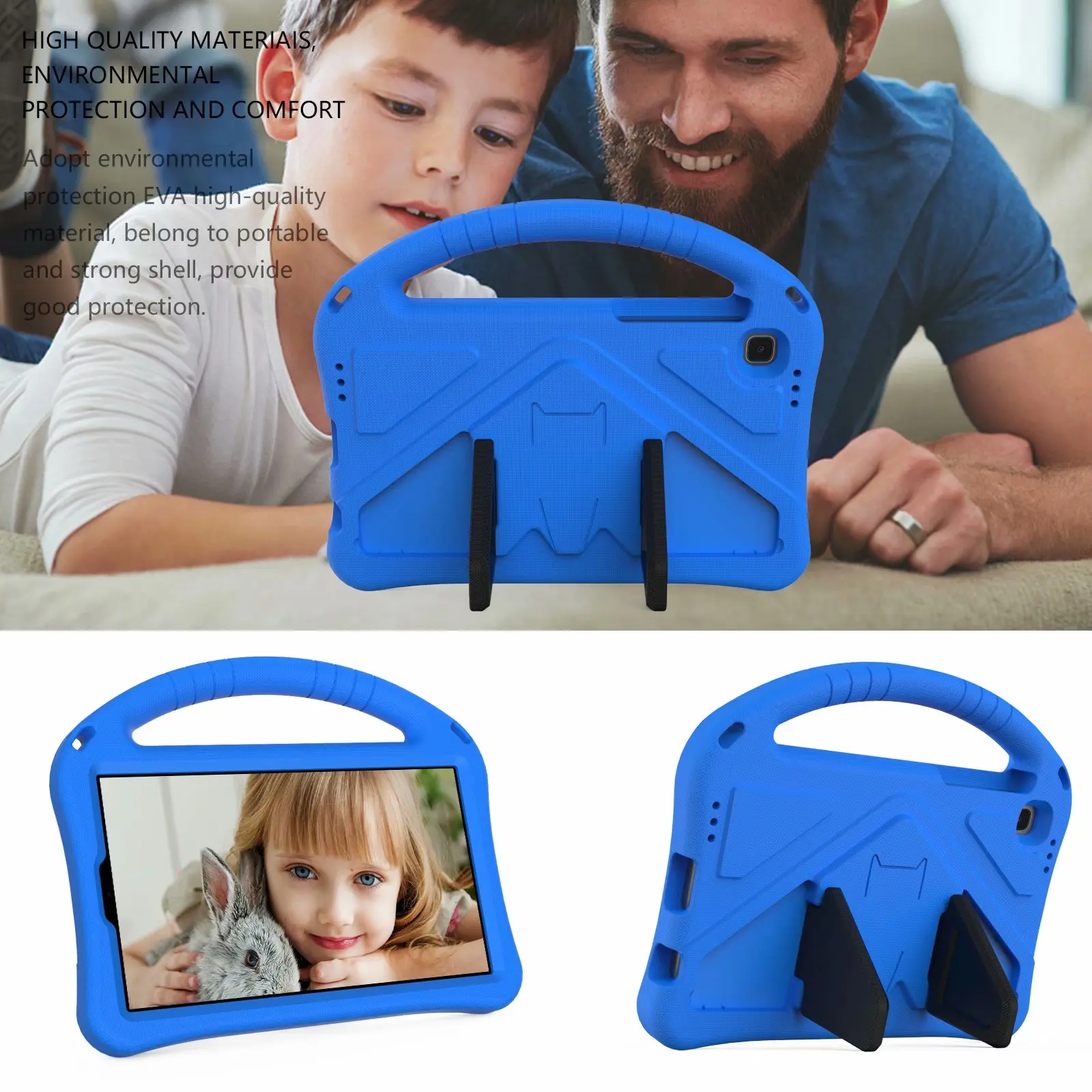 

Child Portable shockproof Case For Tab SM-T220 Tablet Case for Samsung Galaxy Tab A7 Lite 8.7" T220 T225 2021 Stand Cover Funda