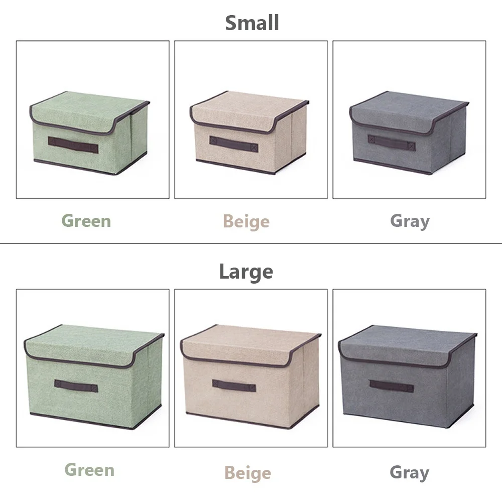 1 шт. многофункциональная коробка для хранения одежды из хлопка и льна носки