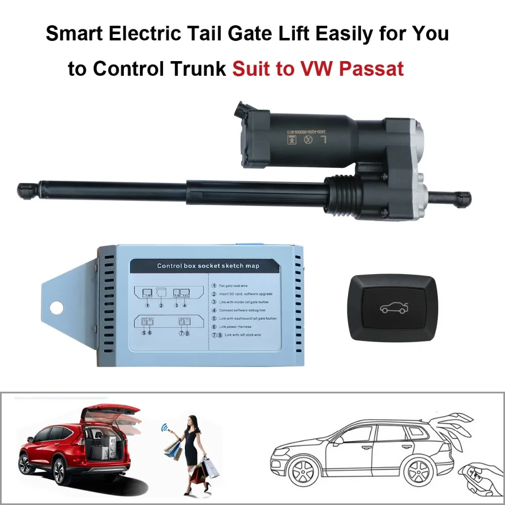 Умный автоматический Электрический подъемник для задних ворот Volkswagen VW Passat
