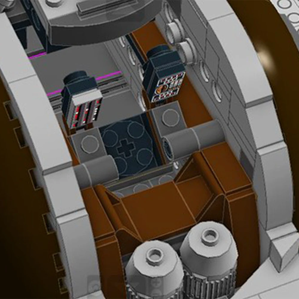 Конструктор MOC звезда из фильма Новый раб I-20th издание № 1 космический корабль X-Wing