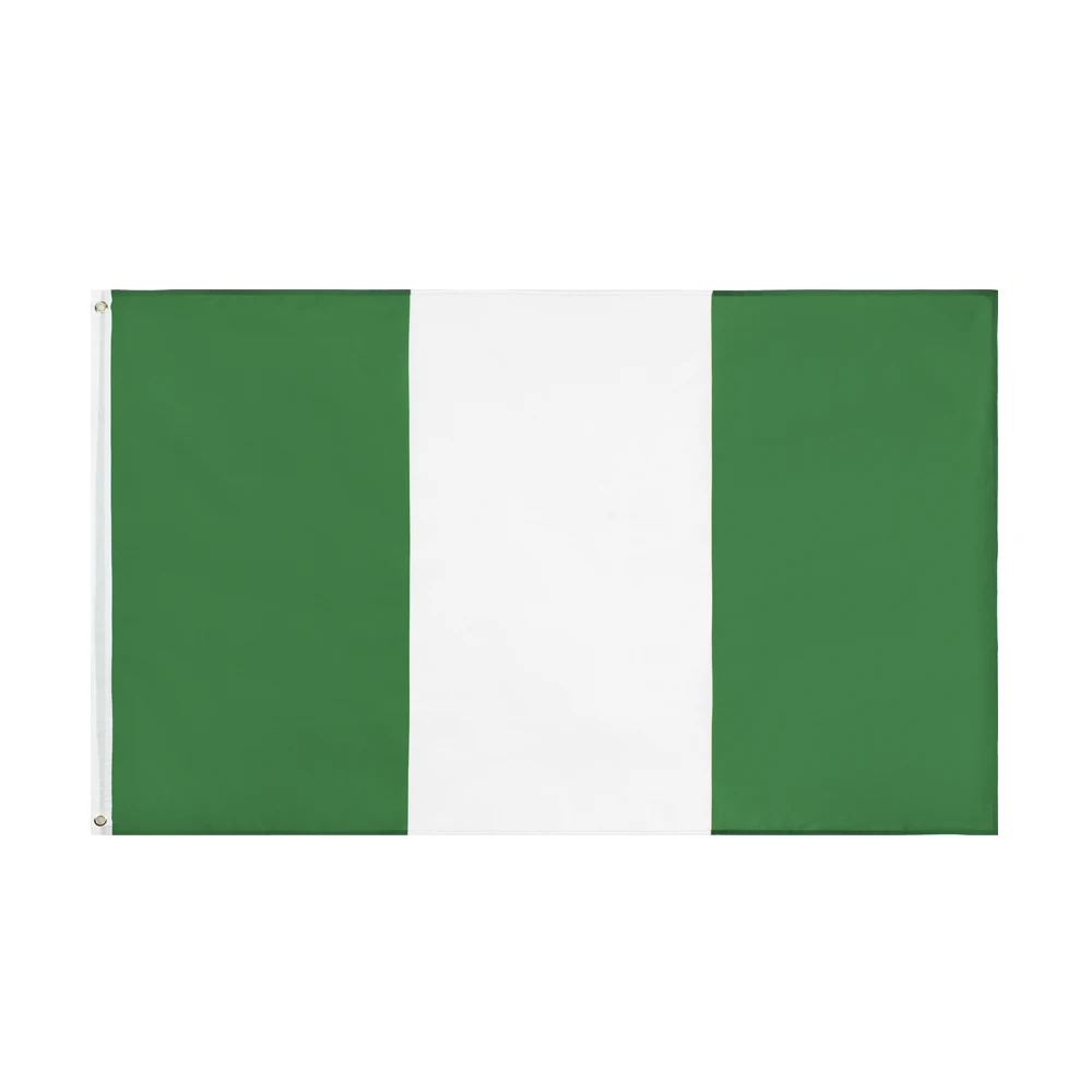 3x5Fts 90X150cm Green White NGA NG Nigeria Flag | Flags