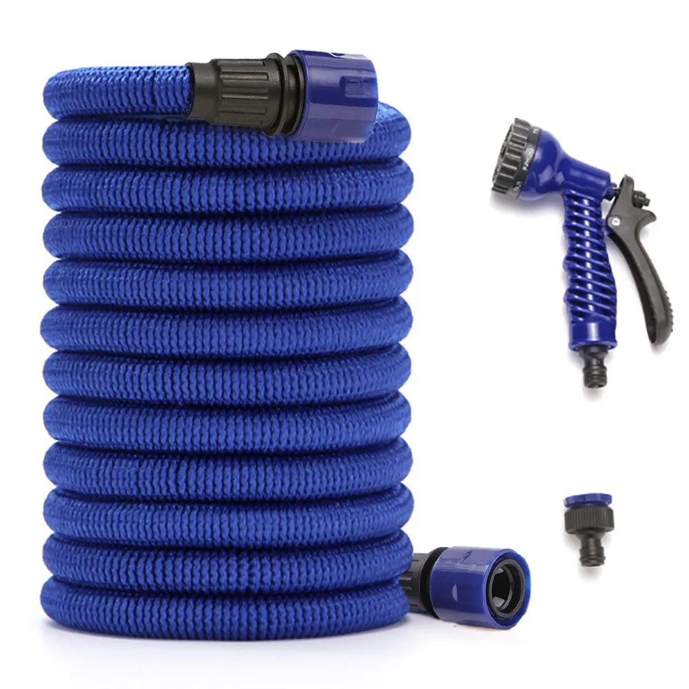 25FT 100FT садовый шланг расширяемый волшебный гибкий для воды ЕС пластиковые шланги