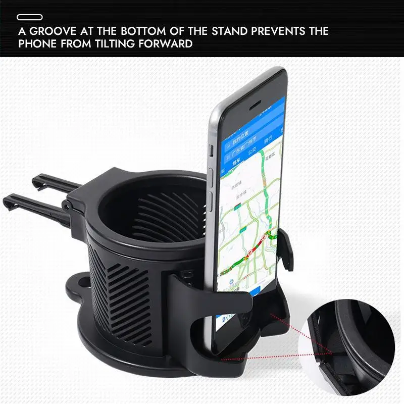 

Car Drink Holder Double Hole Beverage Holder Car Drink Bottle Cup Holder Water Bottle Mount Stand Coffee Drinks Car Accessories