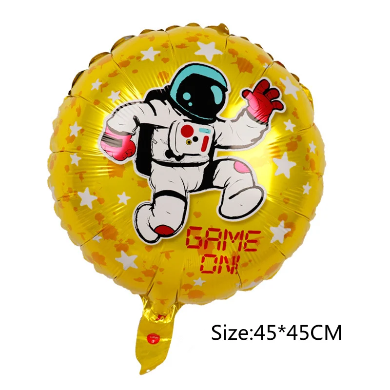 1 шт. воздушные шары из алюминиевой фольги космический корабль ракета земля 4D