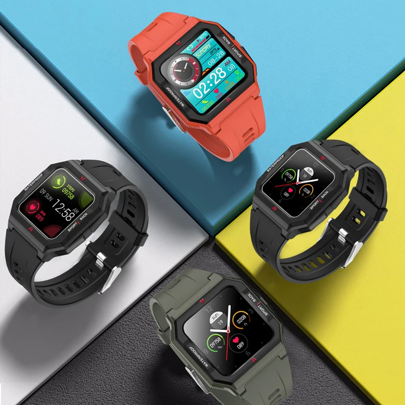 

M juniu FT10 Smart Watch Men Full Touch Heart Rate Monitor IP67 Waterproof Fitness Tracker Neo Smartwatch for Xiaomi iOS Phone