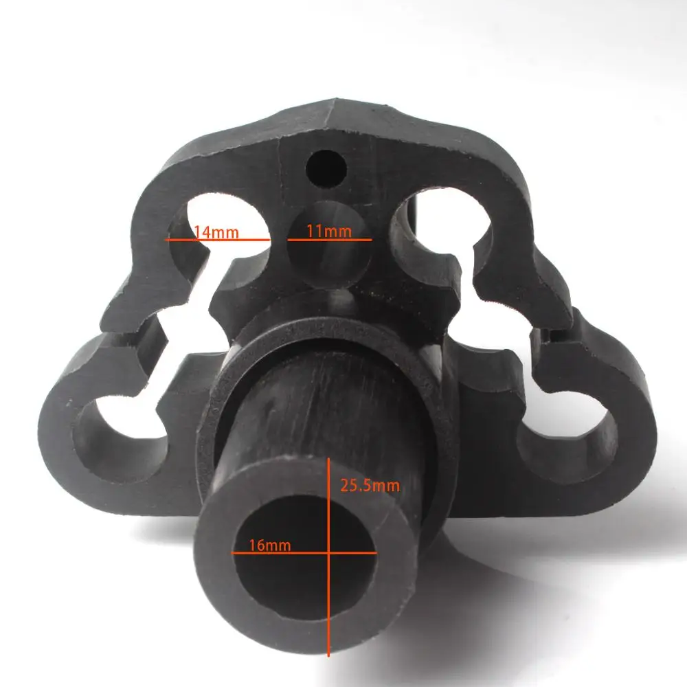 Три отверстия латексная трубка источник питания аксессуары для дайвинга