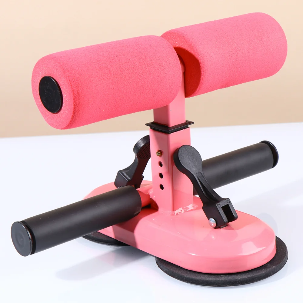 

1PC Household Fitness Equipment Suction Cup Double Bar Sit-up Assist Device Abdominal Trainer for Home Exercise Sports (Black)