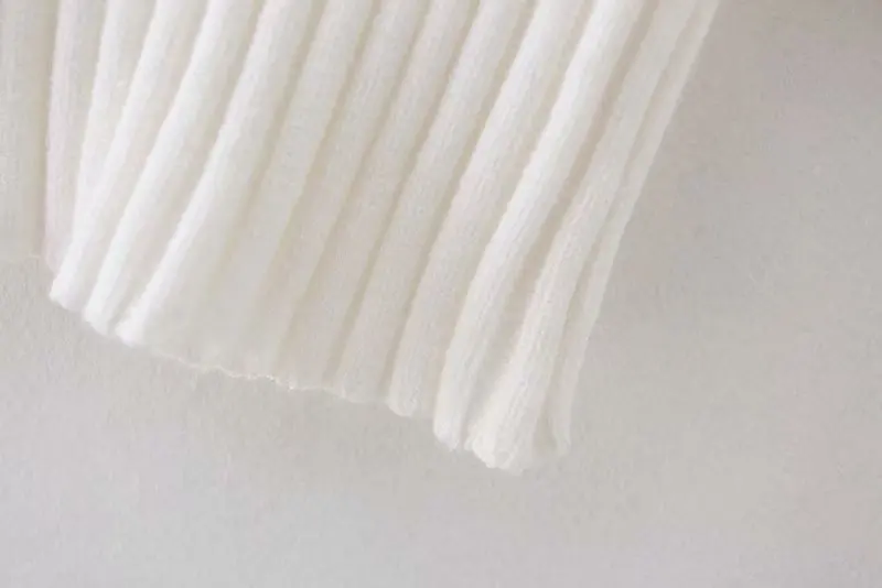 Женский свитер с коротким рукавом Bazaleas зеленый Повседневный вязаный в стиле