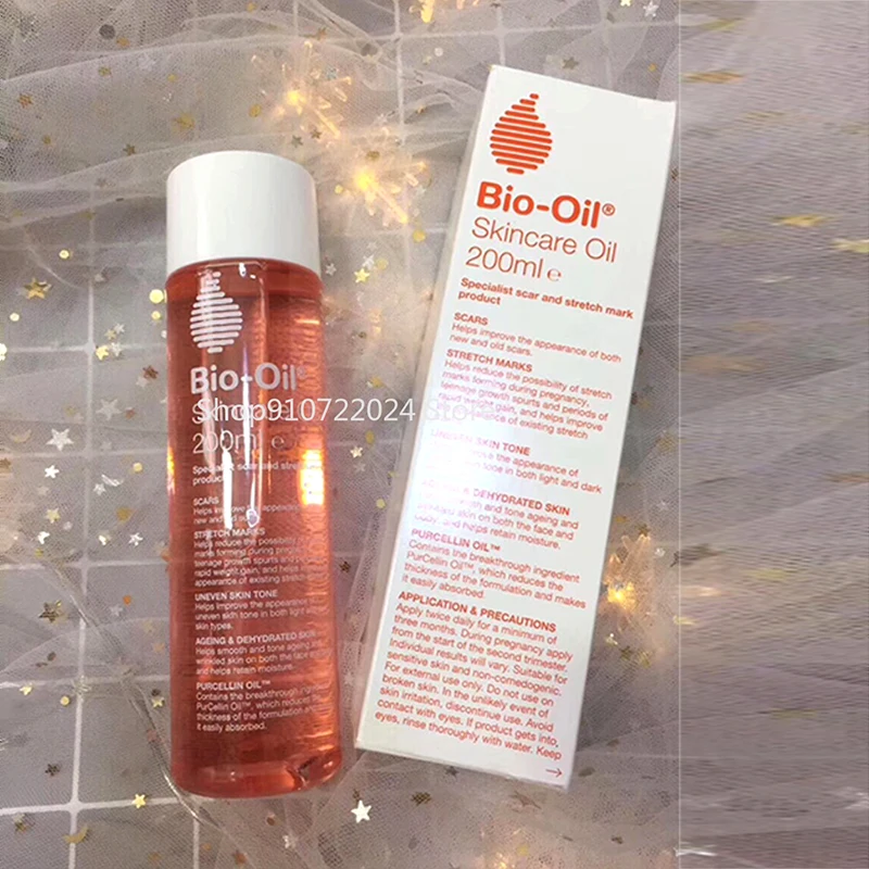 

200ml 100% Bio Oil Skin Care Ance Stretch Marks Remover Cream Remove Body Stretch Marks Uneven Skin Tone Purcellin Oil
