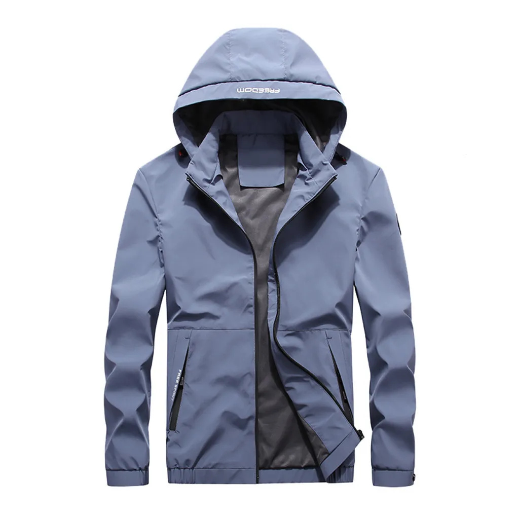 Стильная мужская ветровка Осень Зима куртка Кейп повседневная плюс размерные
