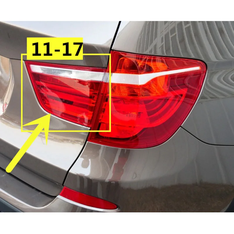 

Inner Left /Right Tail light For BMW X3 F25 2011-2016 Tail Brake Stop Light Taillights Fog Lamp Warning Light Rear Bumper Light